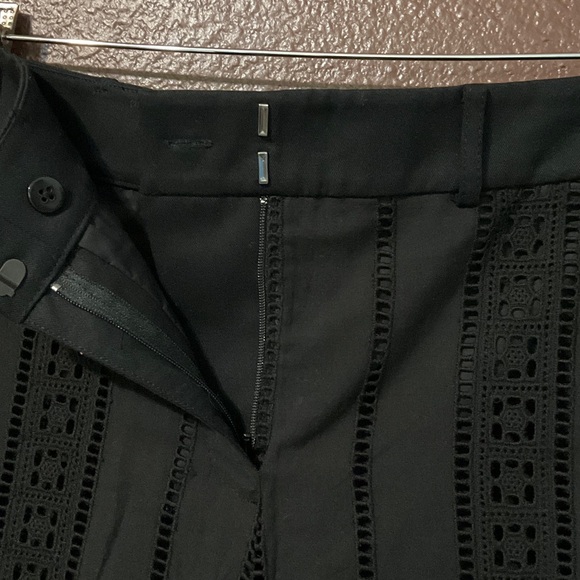 Veronica Beard Leta gaucho Women's Black Wide-Leg Pants - Picture 7 of 16